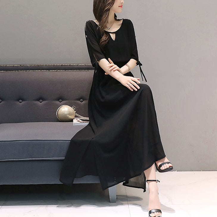 Chiffon on sale swing dress