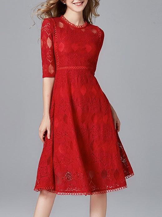 Red midi clearance occasion dress