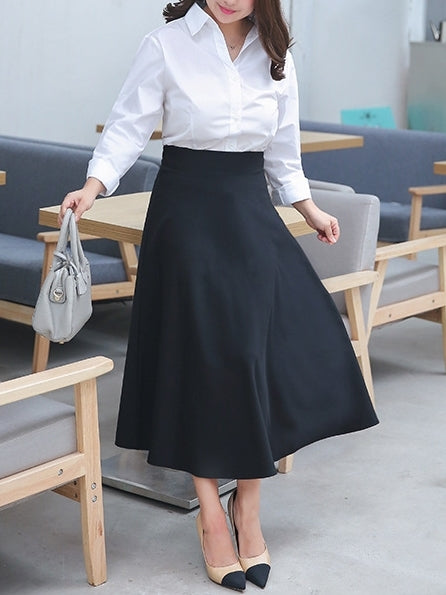 Plus size midi outlet skirt 3xl