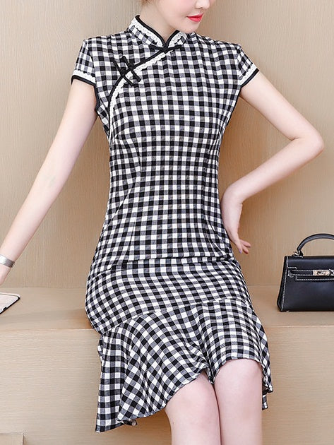 Gingham on sale work dress