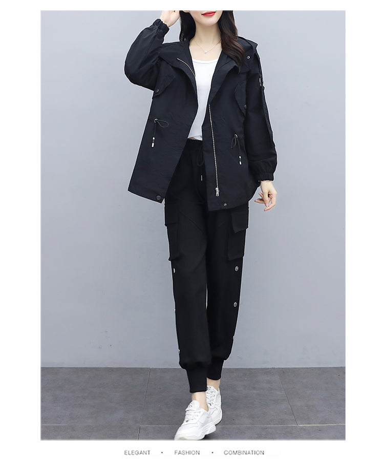 Plus size clearance black utility jacket