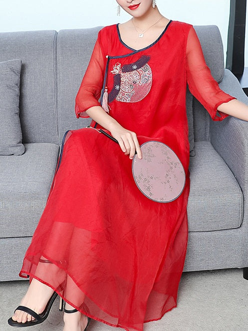 Red sales colour midi