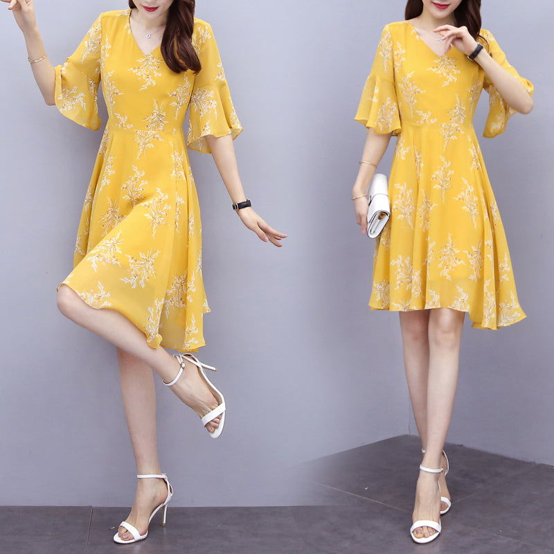 Chiffon sale swing dress