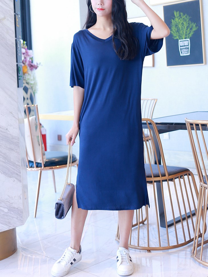 Casual cotton sale midi dress