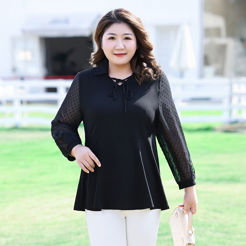 plus size long blouse