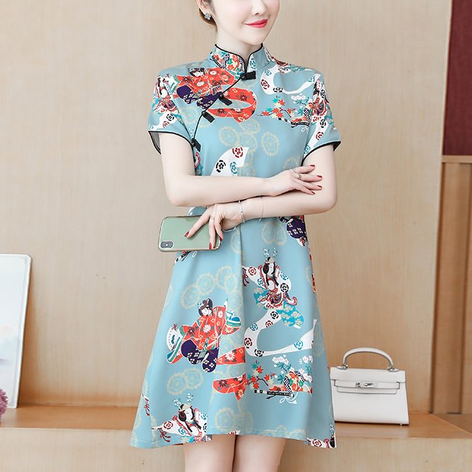 Japanese cheongsam outlet