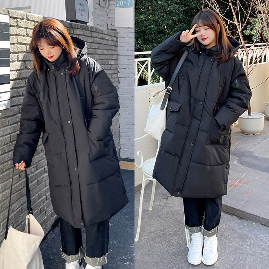 Plus Size Korean Down Padded Long Winter Jacket (EXTRA BIG SIZE) –  Pluspreorder