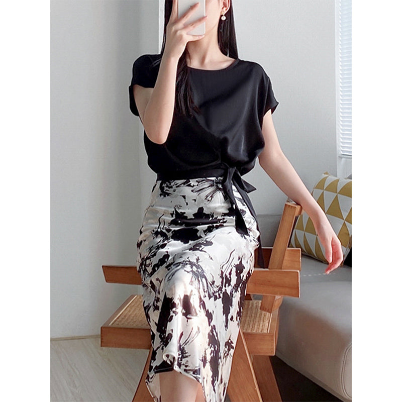 Korean best sale chiffon tops