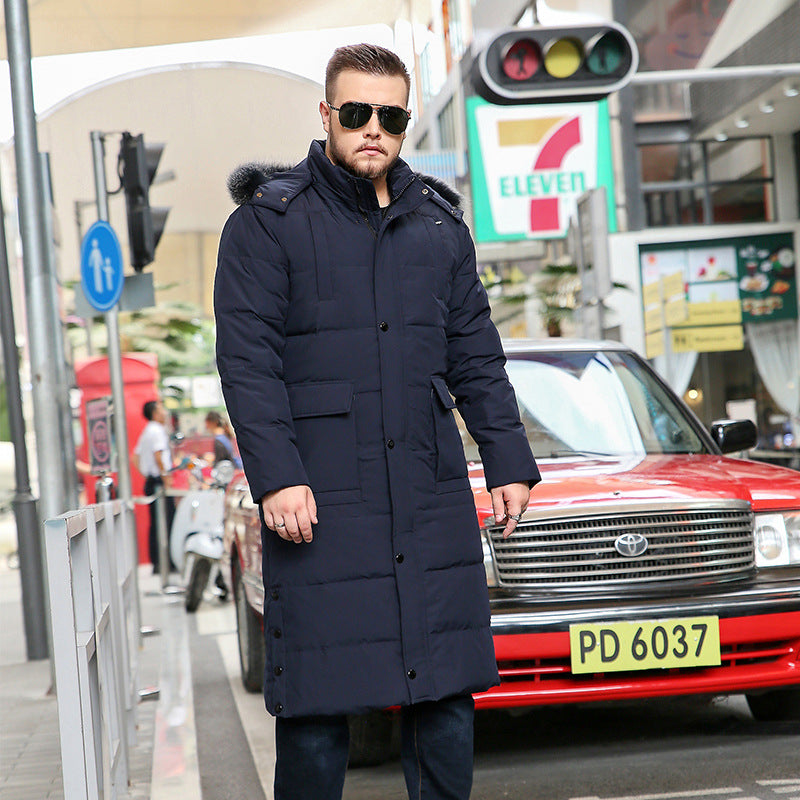 Mens knee length on sale parka