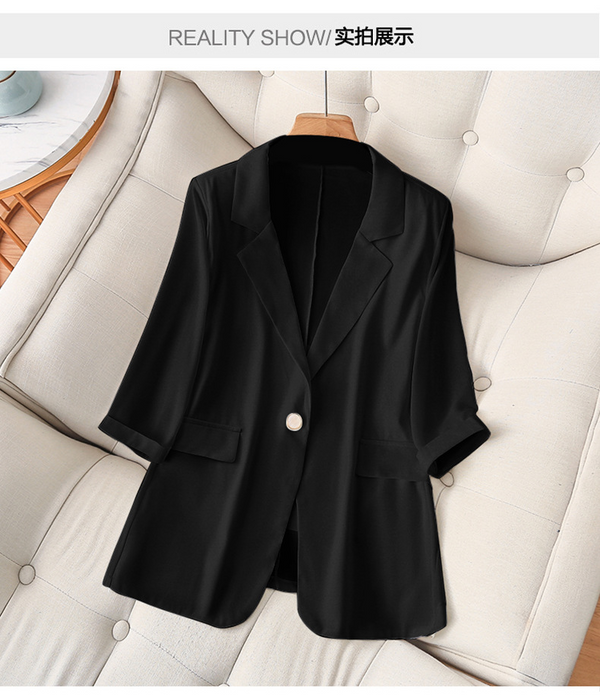 (3XL-7XL) Plus Size Stretchy Blazer (EXTRA BIG SIZE)