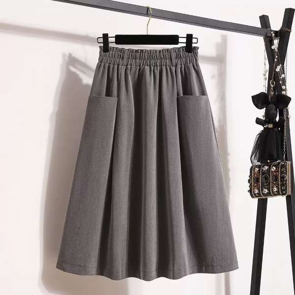 Plus Size A-Line Umbrella Skirt