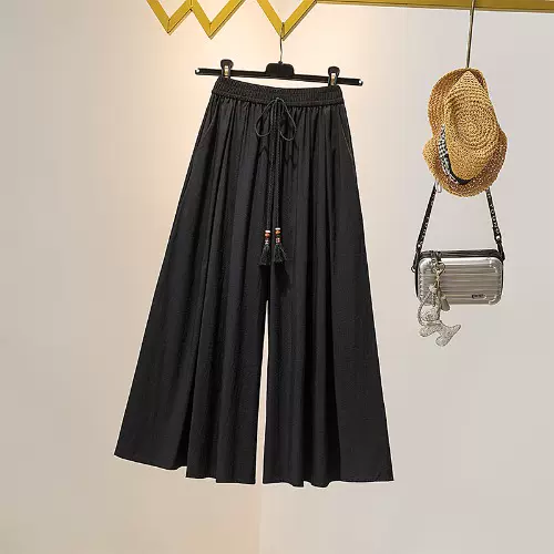 Plus Size Boho Wide Leg Palazzo Pants