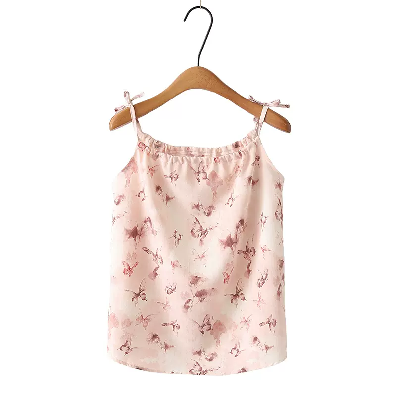 Plus Size Butterfly Floral Camisole Top