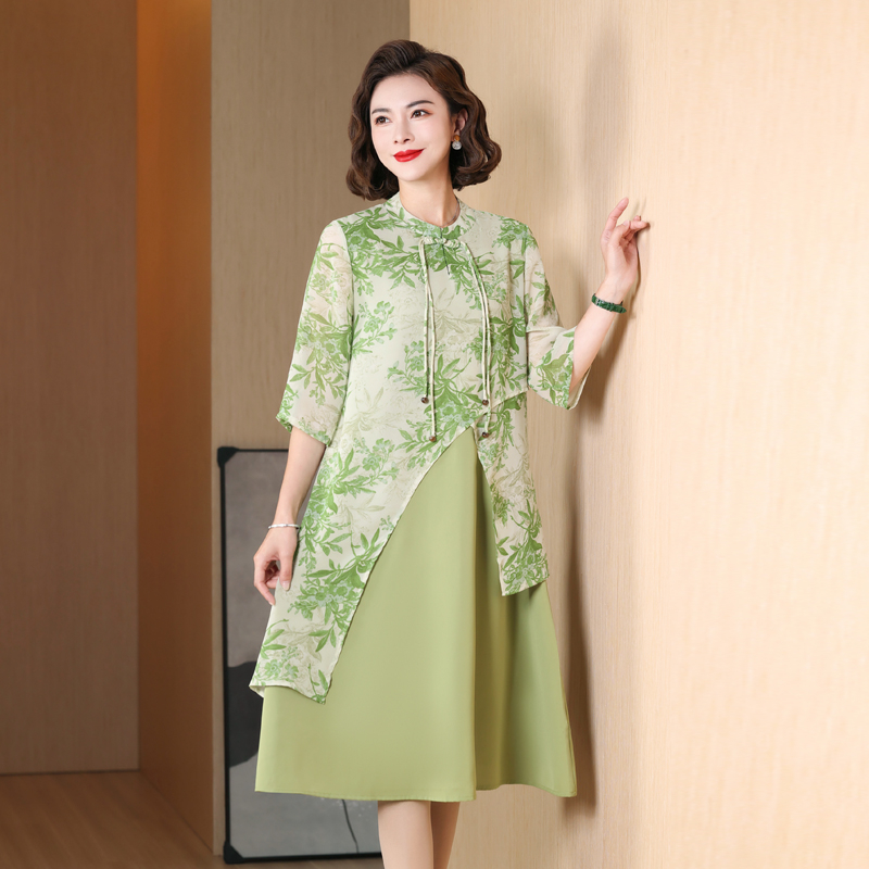 Plus Size Modern Layer Qipao Dress