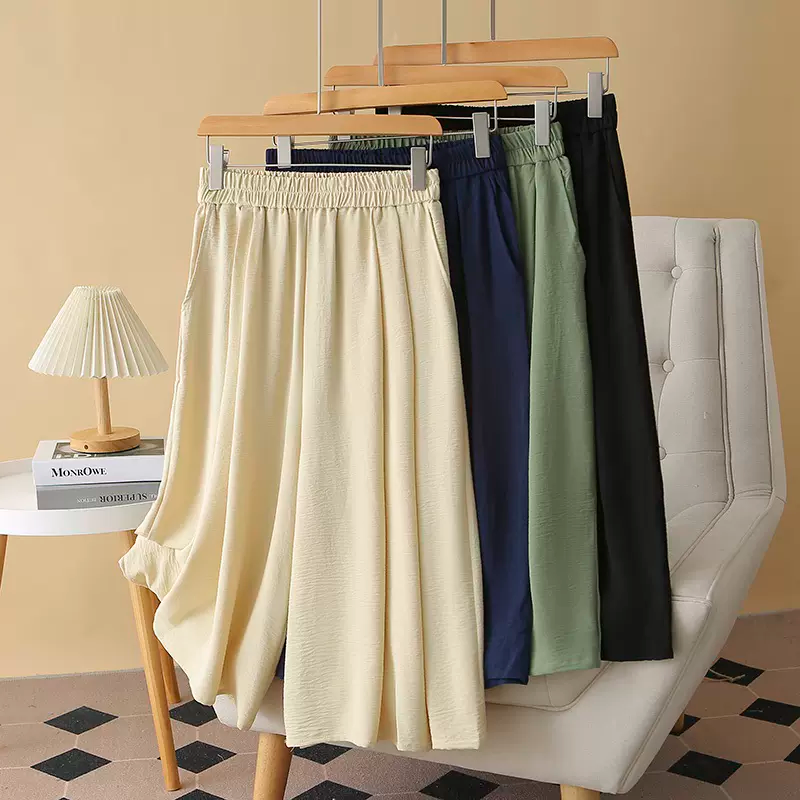 Plus Size Palazzo Culottes Pants