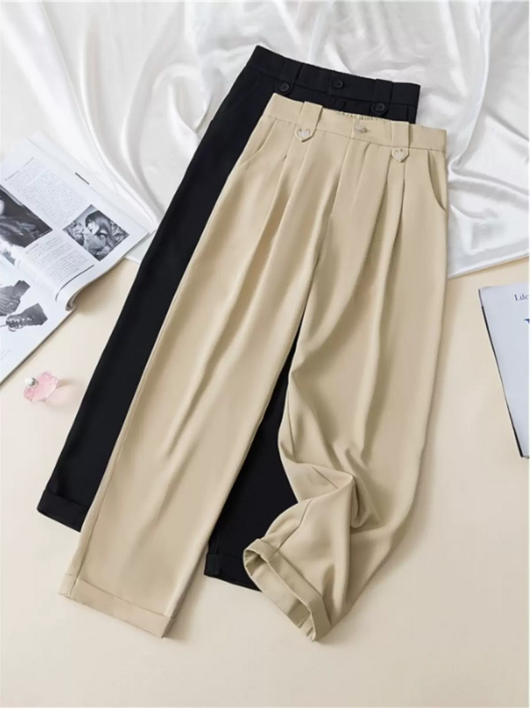 Plus Size Smart Ankle Trousers