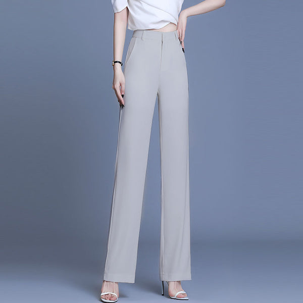 Plus Size Straight Leg Trousers