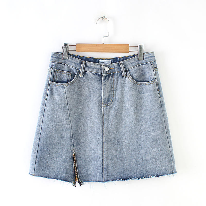 Blue denim outlet skirt 4xl