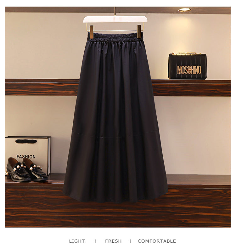 Plus size clearance swing midi skirt