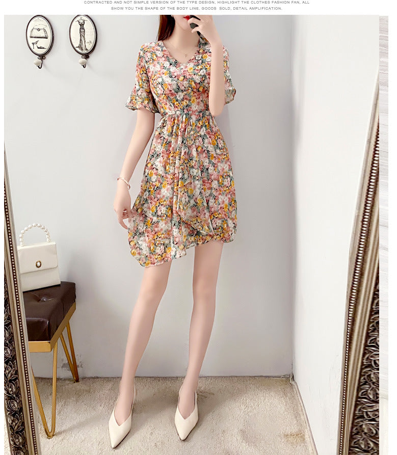 Casual bell outlet sleeve dress