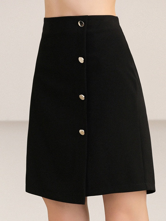 Plus size outlet black work skirt