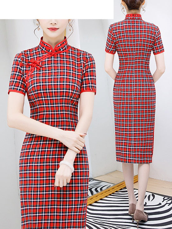 Casual on sale plaid dress