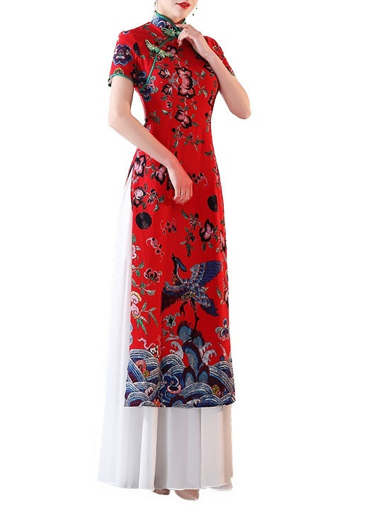 Chinese new 2024 year qipao