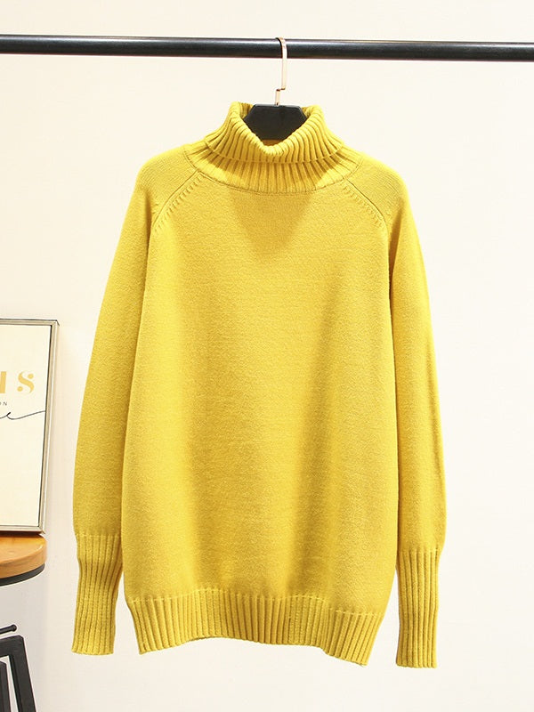 Plus size sale yellow turtleneck