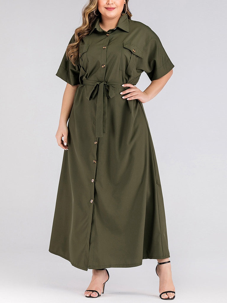 Plus size 2024 utility dress