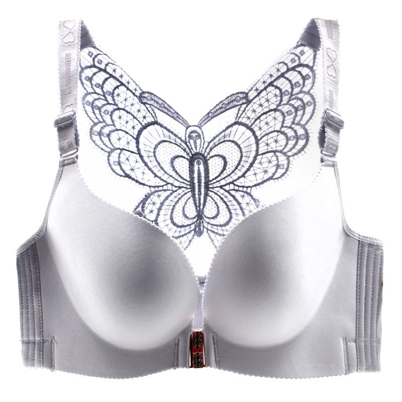 Plus Size Butterfly Lace Front Closure Bra – Pluspreorder
