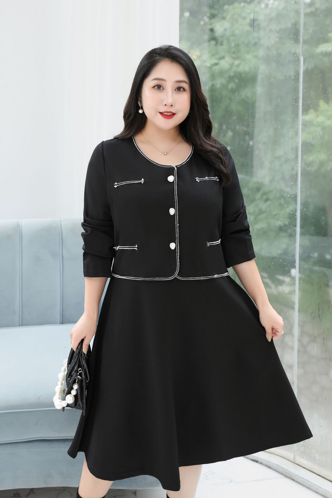 Plus size black skirt cheap 8xl