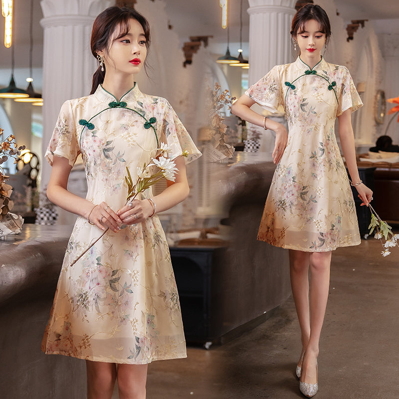 Cheongsam Big Size Dress Style