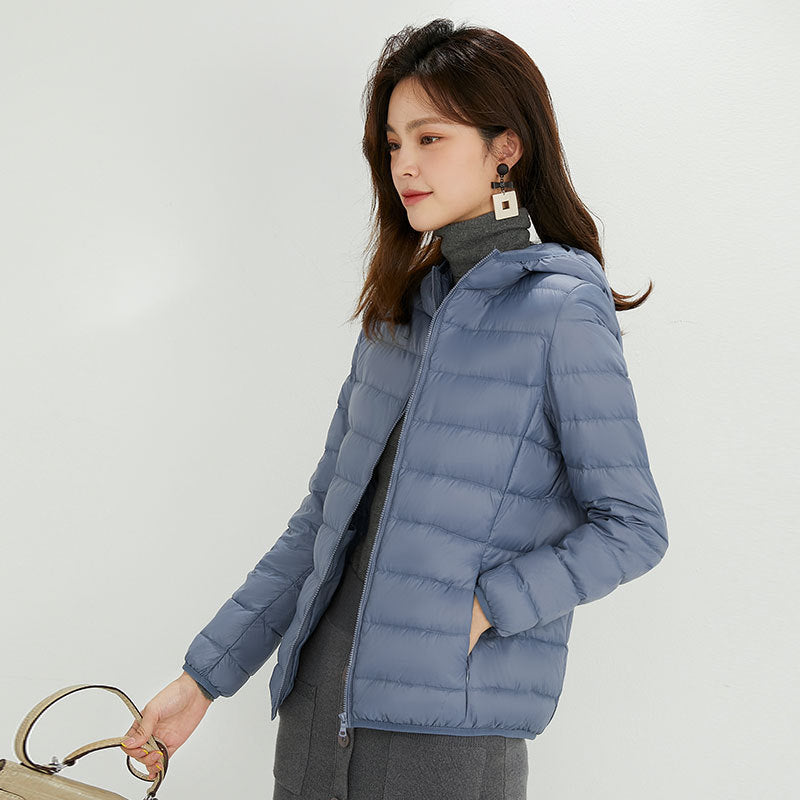 Plus size ultra outlet light down jacket