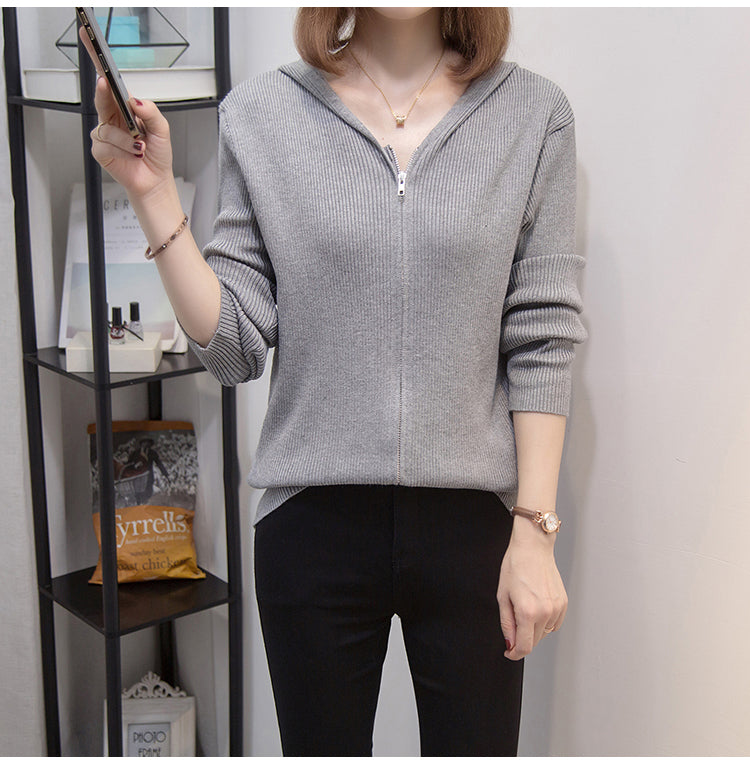 Plus size zipper clearance sweater