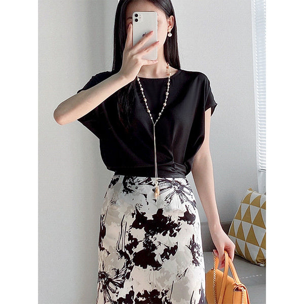 Korean chiffon hot sale blouse