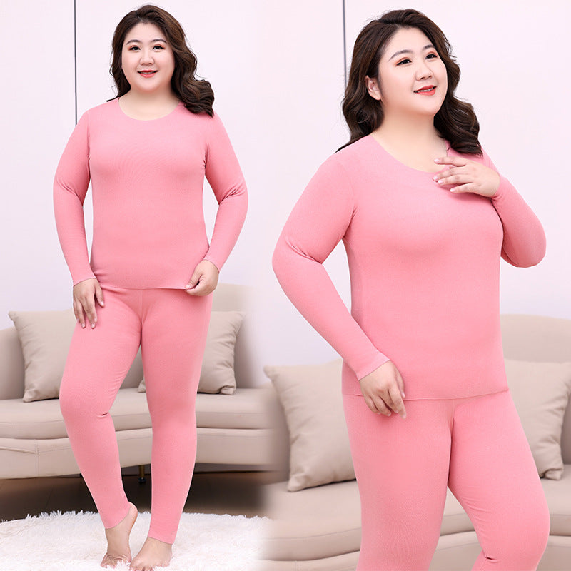 1pc Women's Fashionable Plus Size Seamless Warm Thermal Leggings, Super  Stretchy And Can Be Worn As Pants